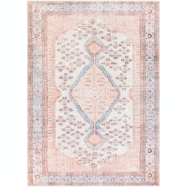 Mark amp Day Midwoud Washable Woven Indoor Area Rugs Blush