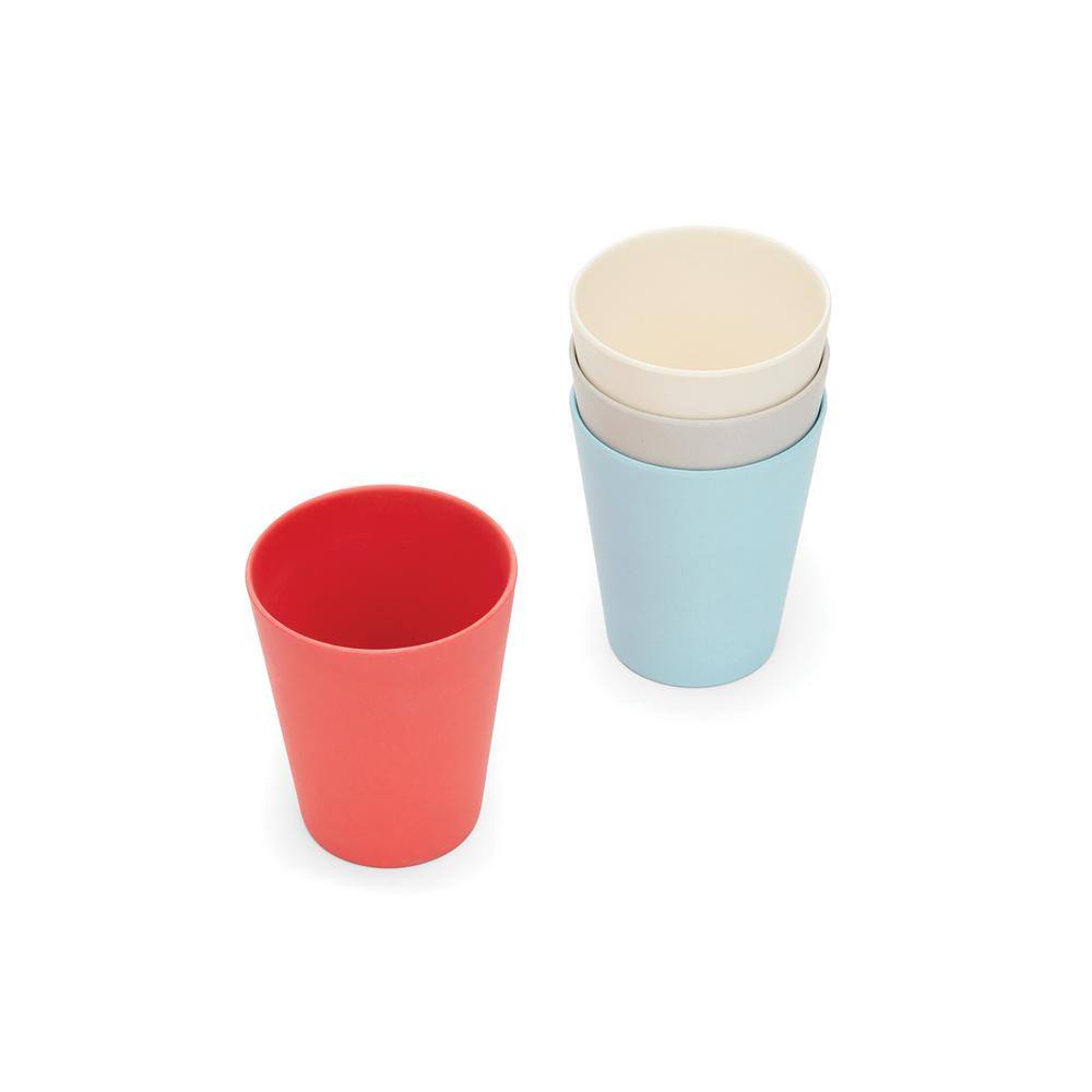 RED ROVER 8.45 oz. Bamboo Kids' Cups (Set of 4) 20012