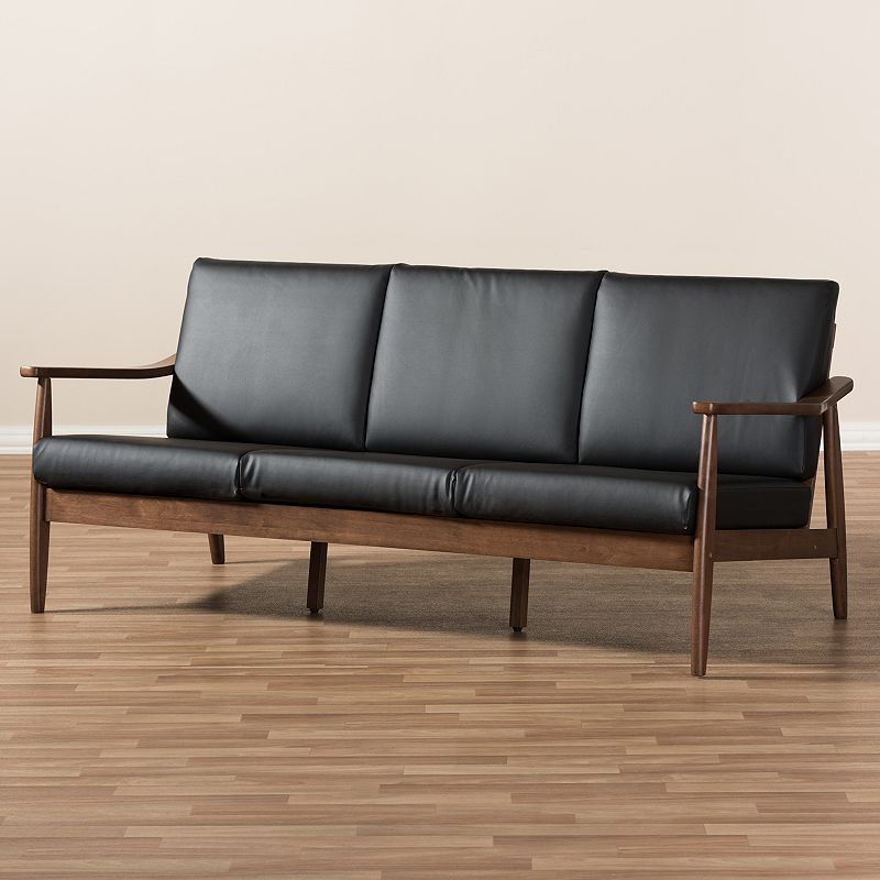 Baxton Studio Venza Mid-Century Modern Sofa