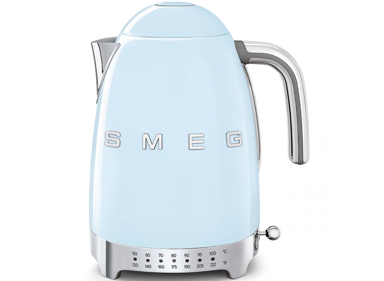 Smeg 50's Retro Style Pastel Blue Variable Temperature Kettle