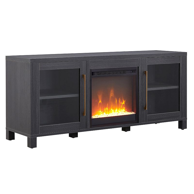 Finley and Sloane Quincy Electric Fireplace Rectangular TV Stand