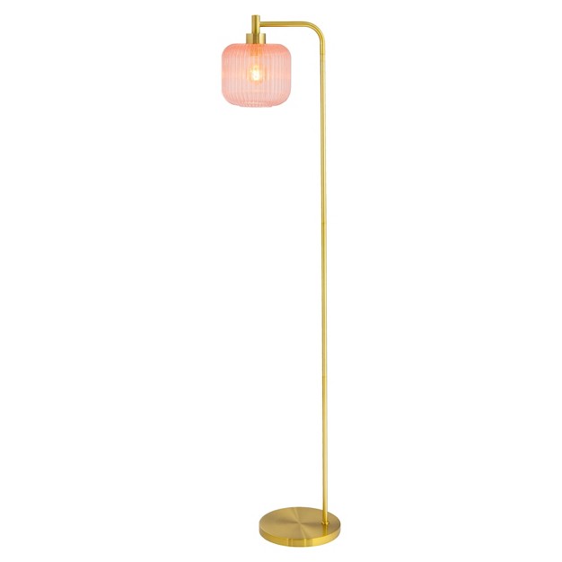 Wyatt Globe Shade Floor Lamp Pink River Of Goods