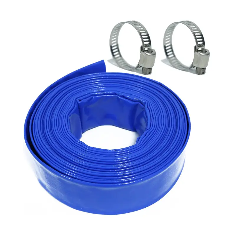 Weather Resistant Burst Resistant Heavy Duty Reinforced Pool Backwash Hose Assembly For Swimming Pool