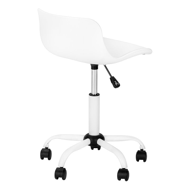 Monarch Low-Back Adjustable Armless Office Chair