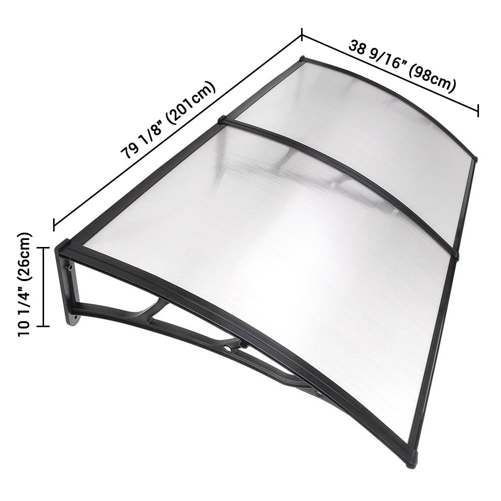 Yescom Door & Window Poly Awning Canopy 80