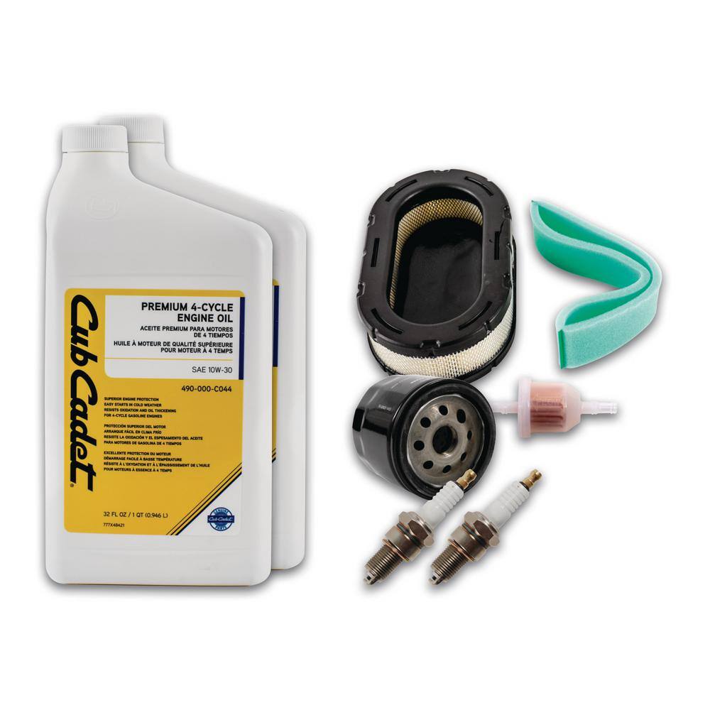 Cub Cadet Engine Maintenance Kit for Lawn Tractors and RZT Mowers with Kohler 7000 Series Twin Cylinder Engine 490-950-C051