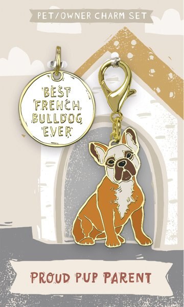 Primitives By Kathy French Bulldog Charm， 2 count