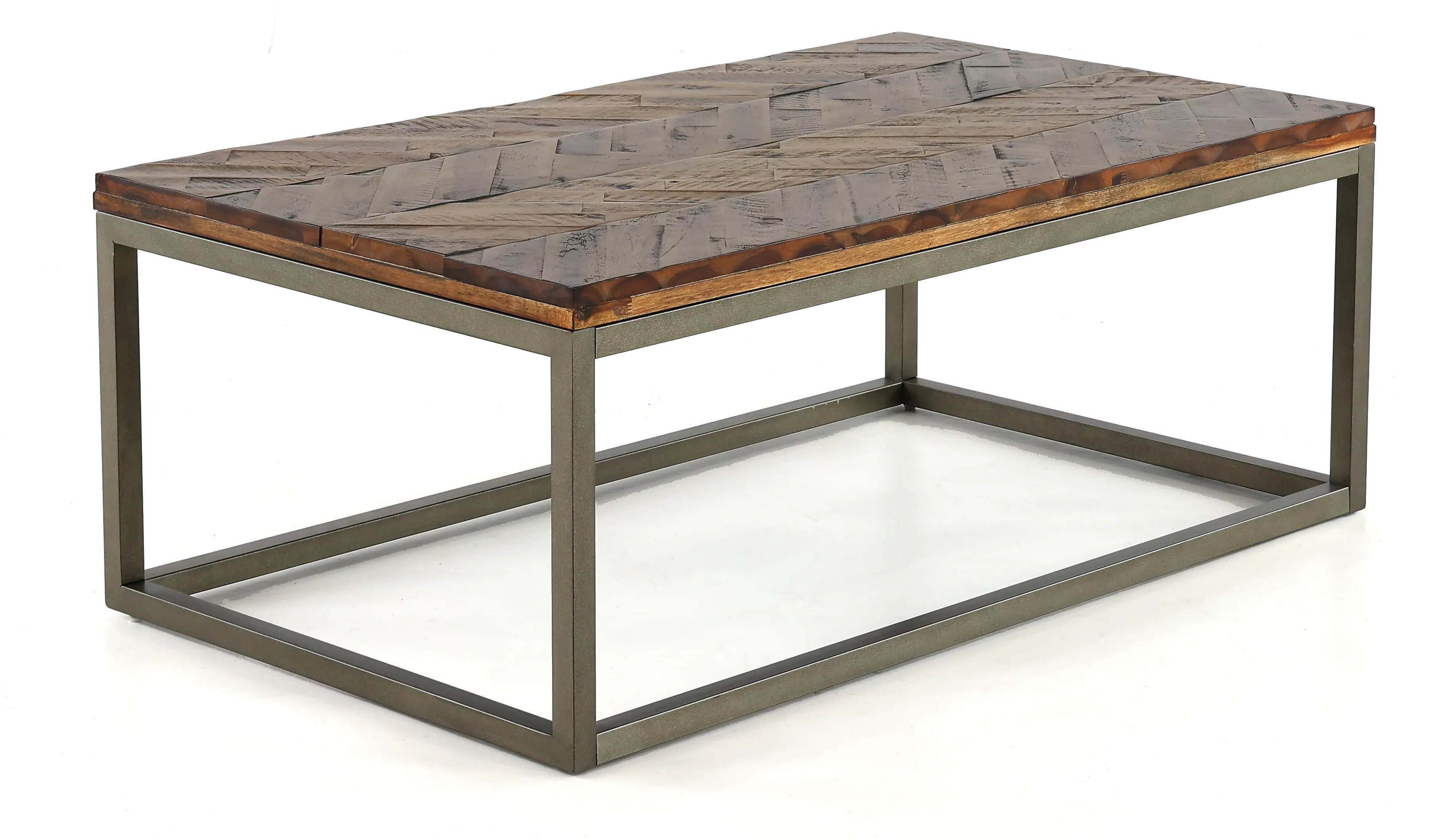 Casual Rustic Honey Brown Coffee Table