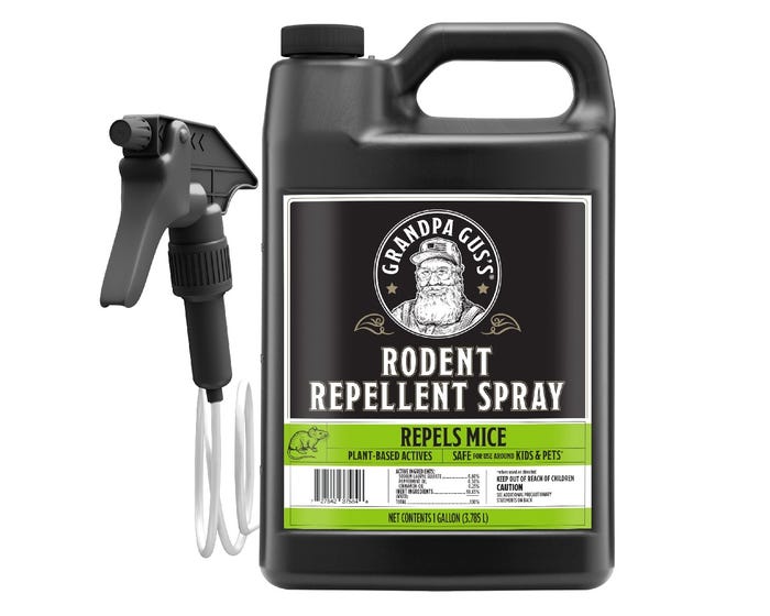 Grandpa Guss Mouse Repellant Spray ， 1 Gallon - GSB-1-4