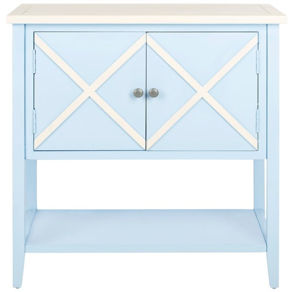 SAFAVIEH Polly Light Blue/ White Sideboard - 0 - 29