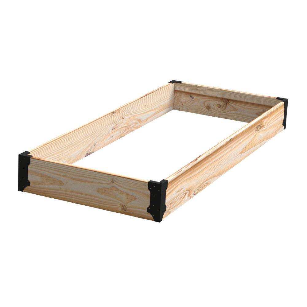 Panacea Raised Bed Black Metal Corner Brackets to Build your Own Raised Bed (Set of 4) 89584