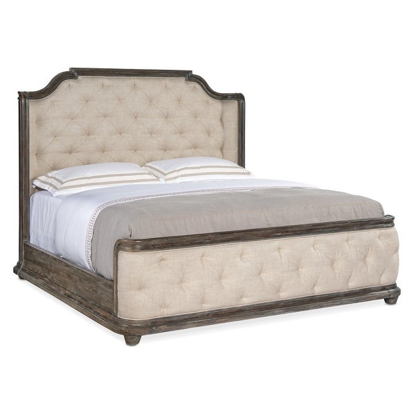 Hooker Furniture 5961-90866-KING-PANEL-BED Traditions King Fabric and - - 36960147