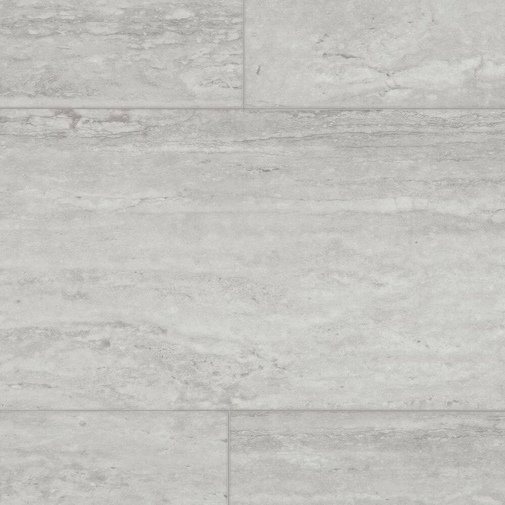 Islander Vatican Travetine 20 MIL x 12 in. W x 24 in. L Click Lock Waterproof Vinyl Tile Flooring (18 sqftcase) 811075