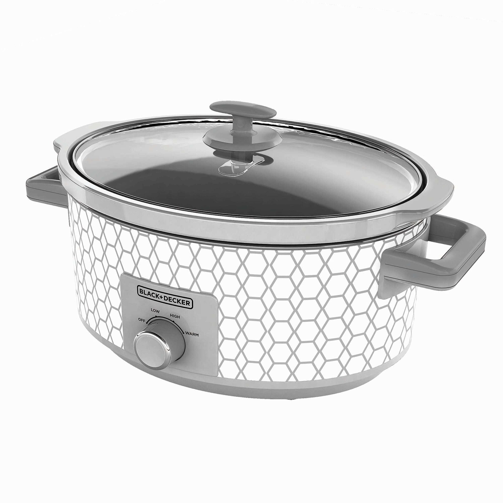 7-Quart Slow Cooker-Geometric