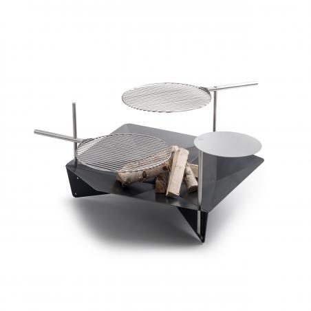 Triple 120 Firebowl HOFATS - Brasero barbecue design acier corten