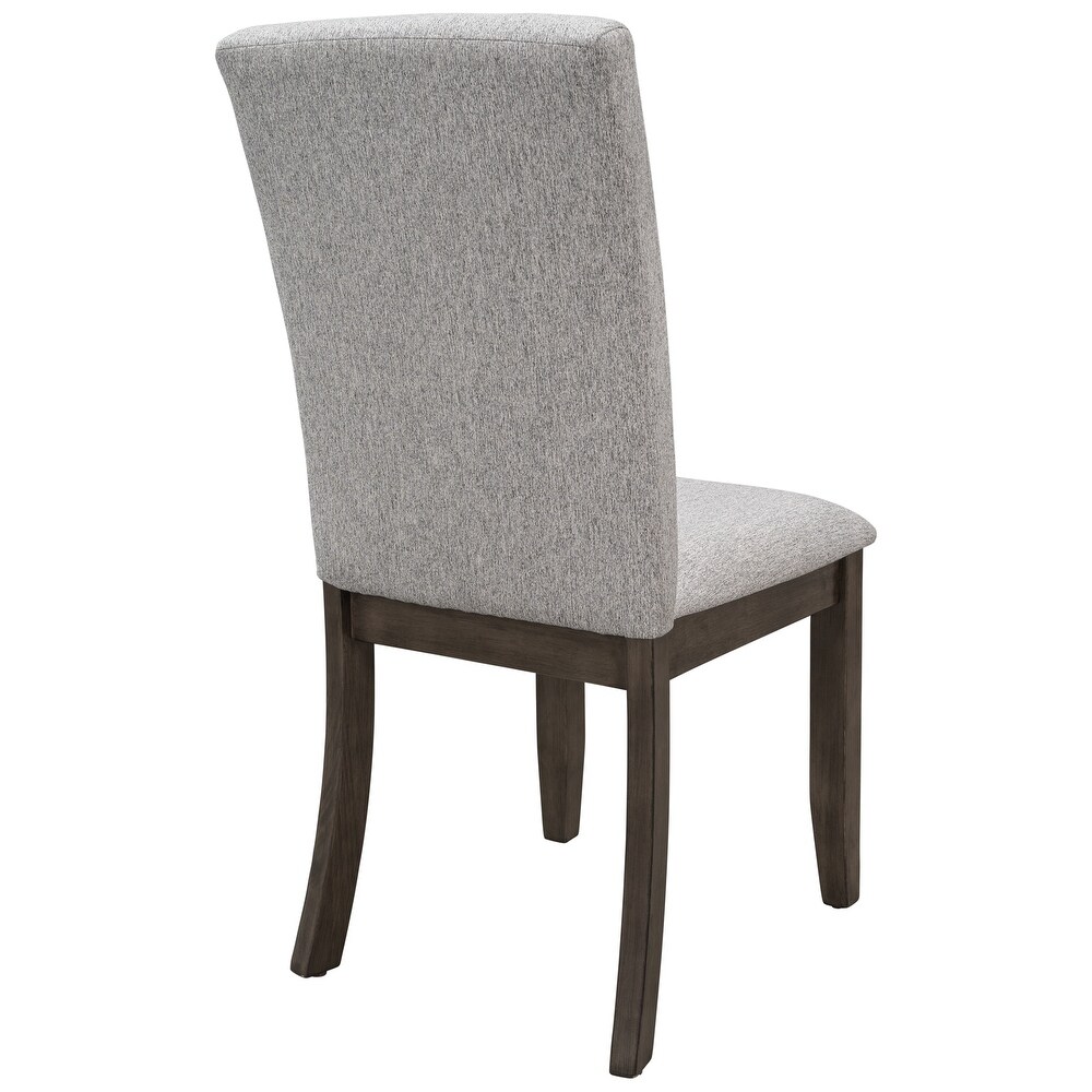 4 Piece Upholstered Wood Dining Chair