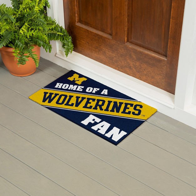 Evergreen University Of Michigan Pvc Mat Color