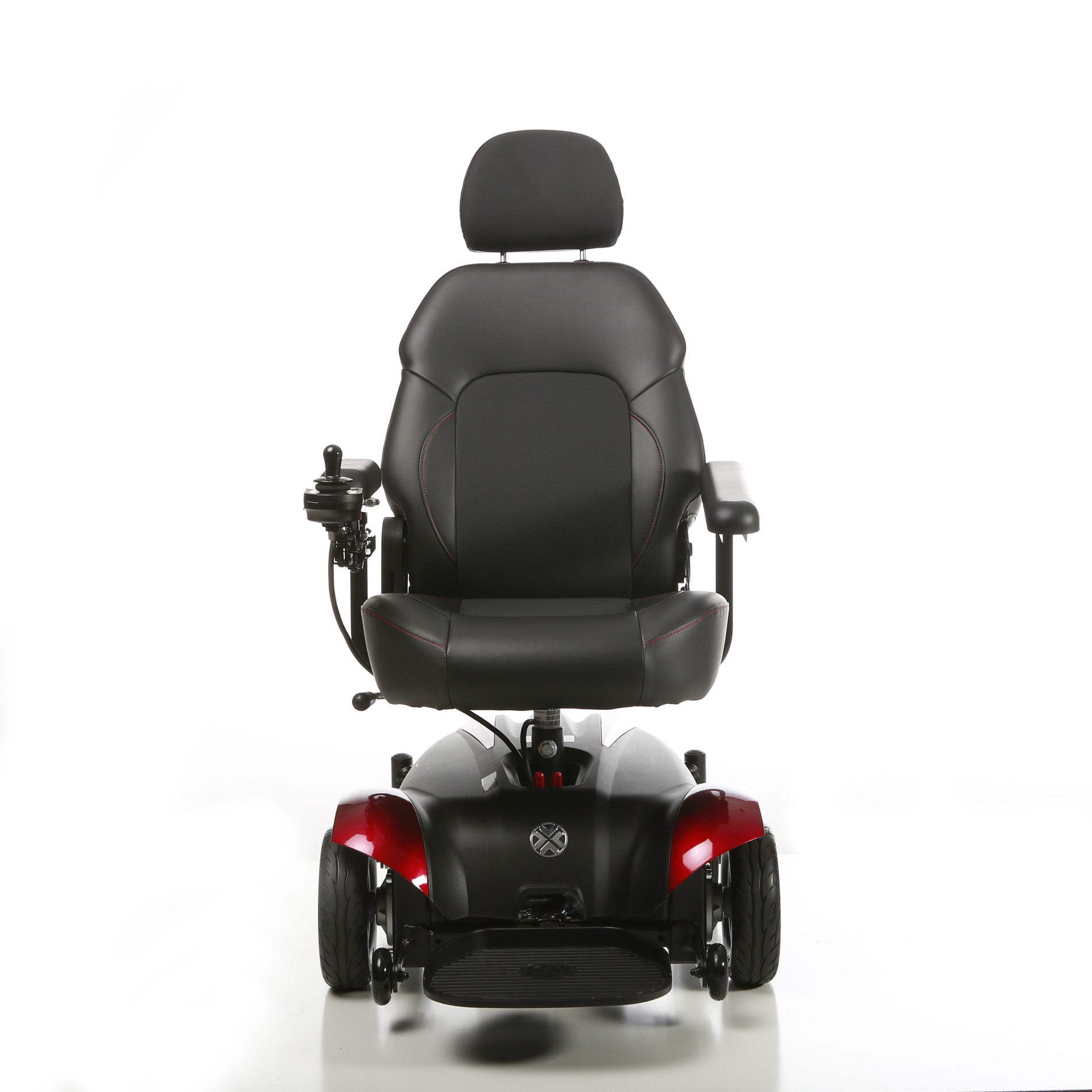 Merits P322 Vision CF Power Wheelchair - Breaks Down For Travel/Portable, w/ Anti Flat Tires, 300 Lbs Weight Capacity