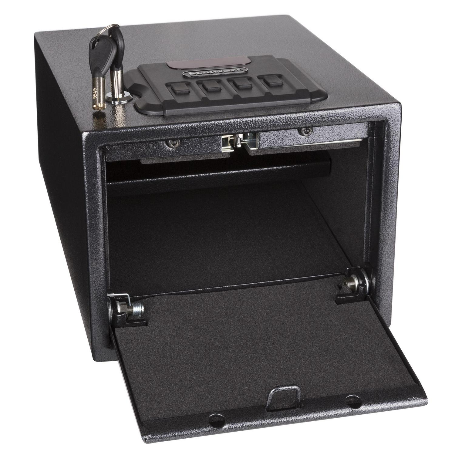 Stalwart Gun Safe with Digital Lock and Manual Override Keys