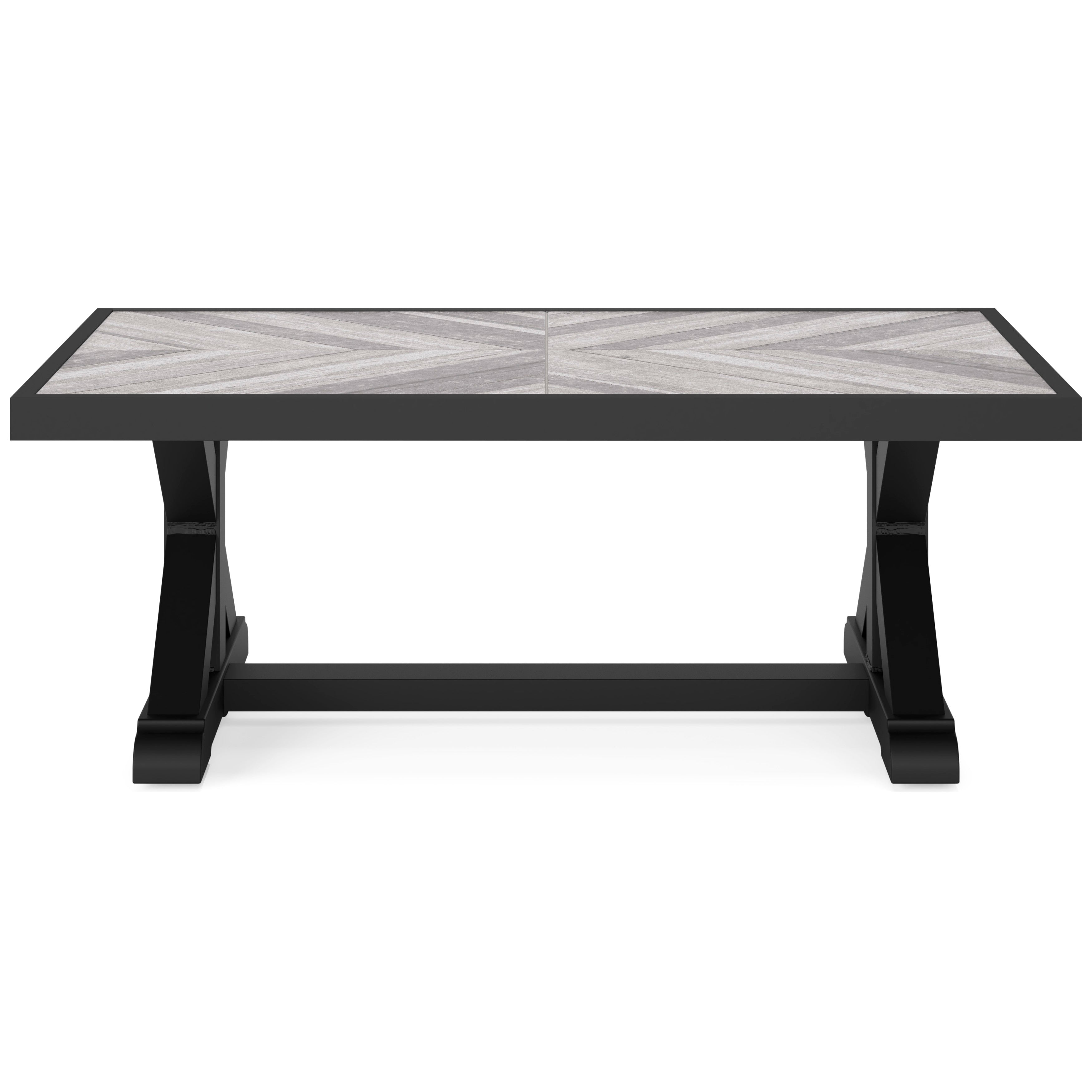 Fire Island Black Outdoor 48 Coffee Table - NEW