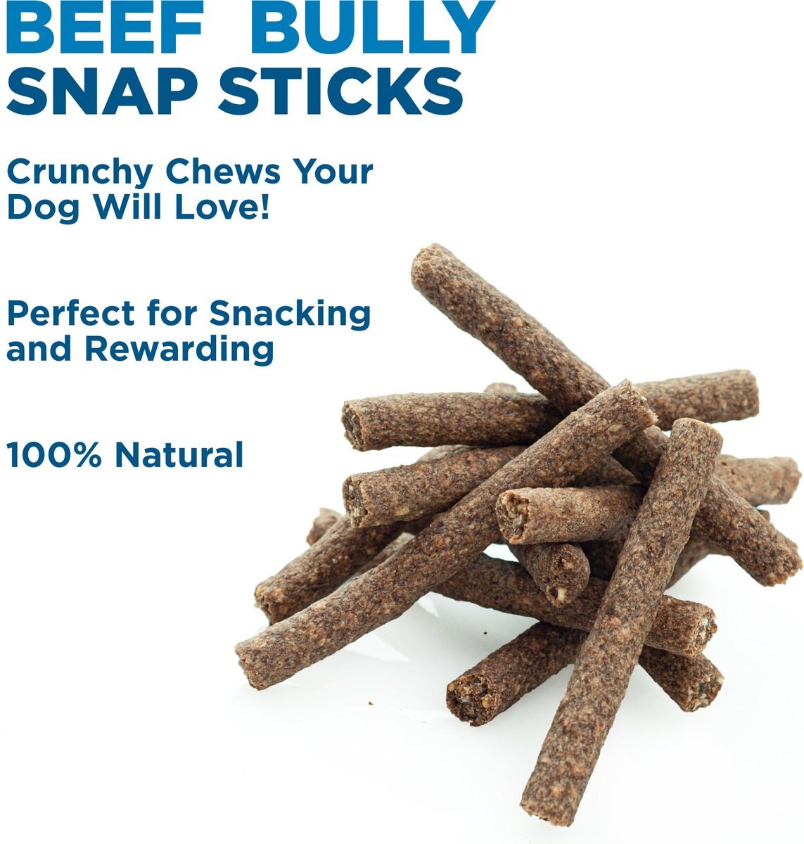 Best Bully Sticks Snap Sticks Natural Crunchy Treats， 25 count