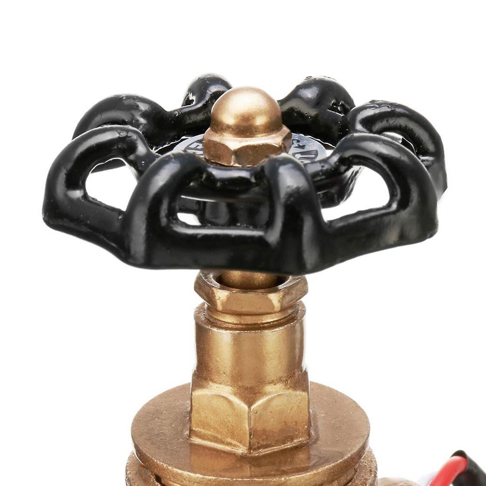 3/4 Inch Vintage Steampunk Lamp Loft Style Stop Valve Light Switch With Wire Iron Valve Water Pipe Fixtures Lighting