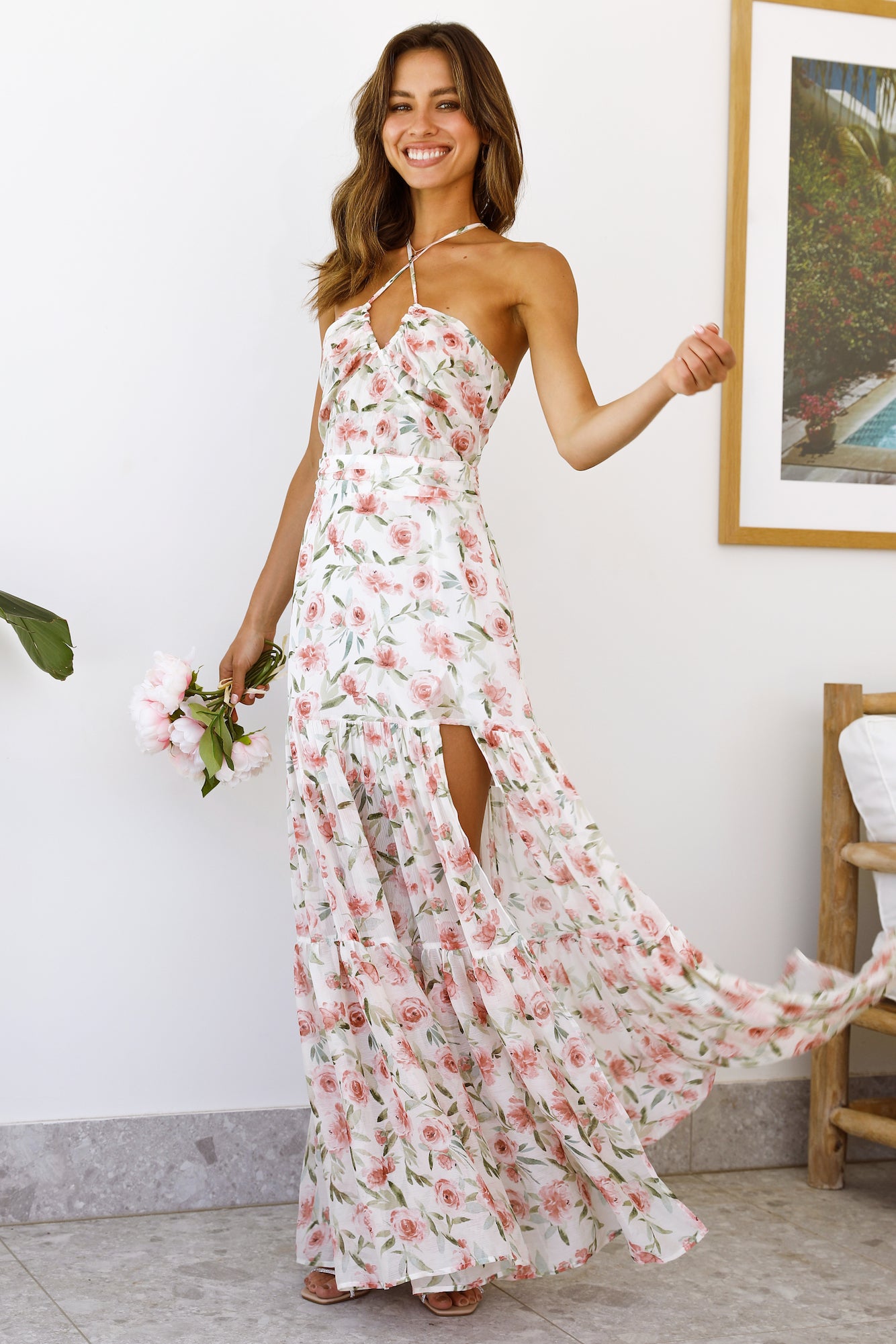 HELLO MOLLY Blossomed Maxi Dress