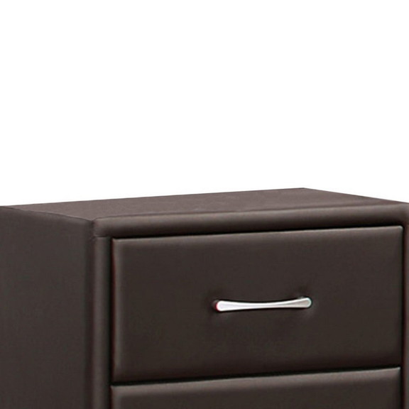 Benzara BM179894 2 Drawer Night Stand In Wood And ...