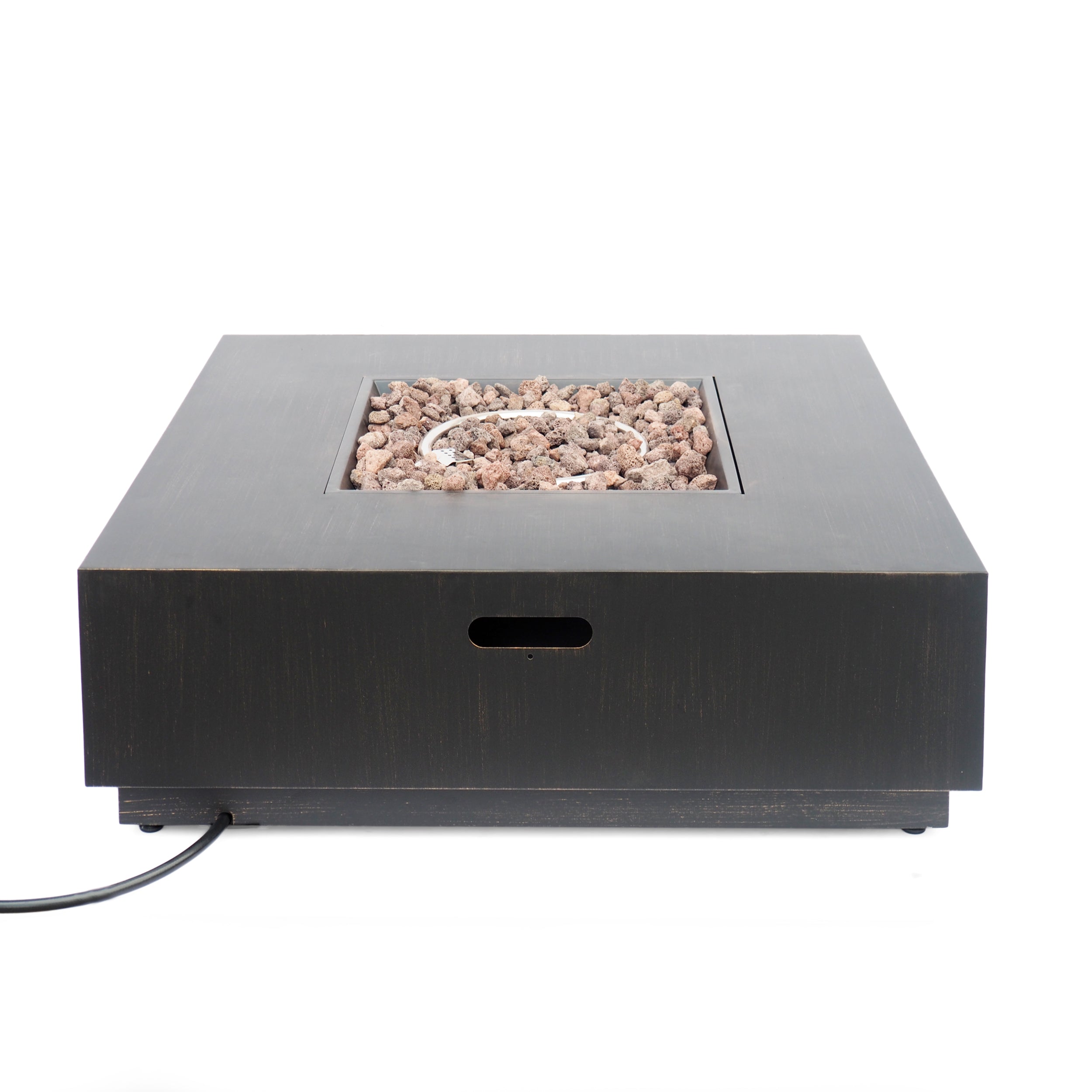 Jasmine Outdoor 50,000 BTU Square Fire Pit (No Tank Holder)