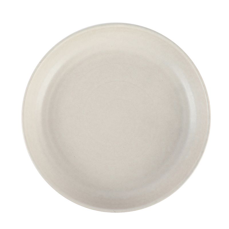 Cravings By Chrissy Teigen 4 Piece 8.6 Inch Round Stoneware Dinner Bowl Set in Oat Milk