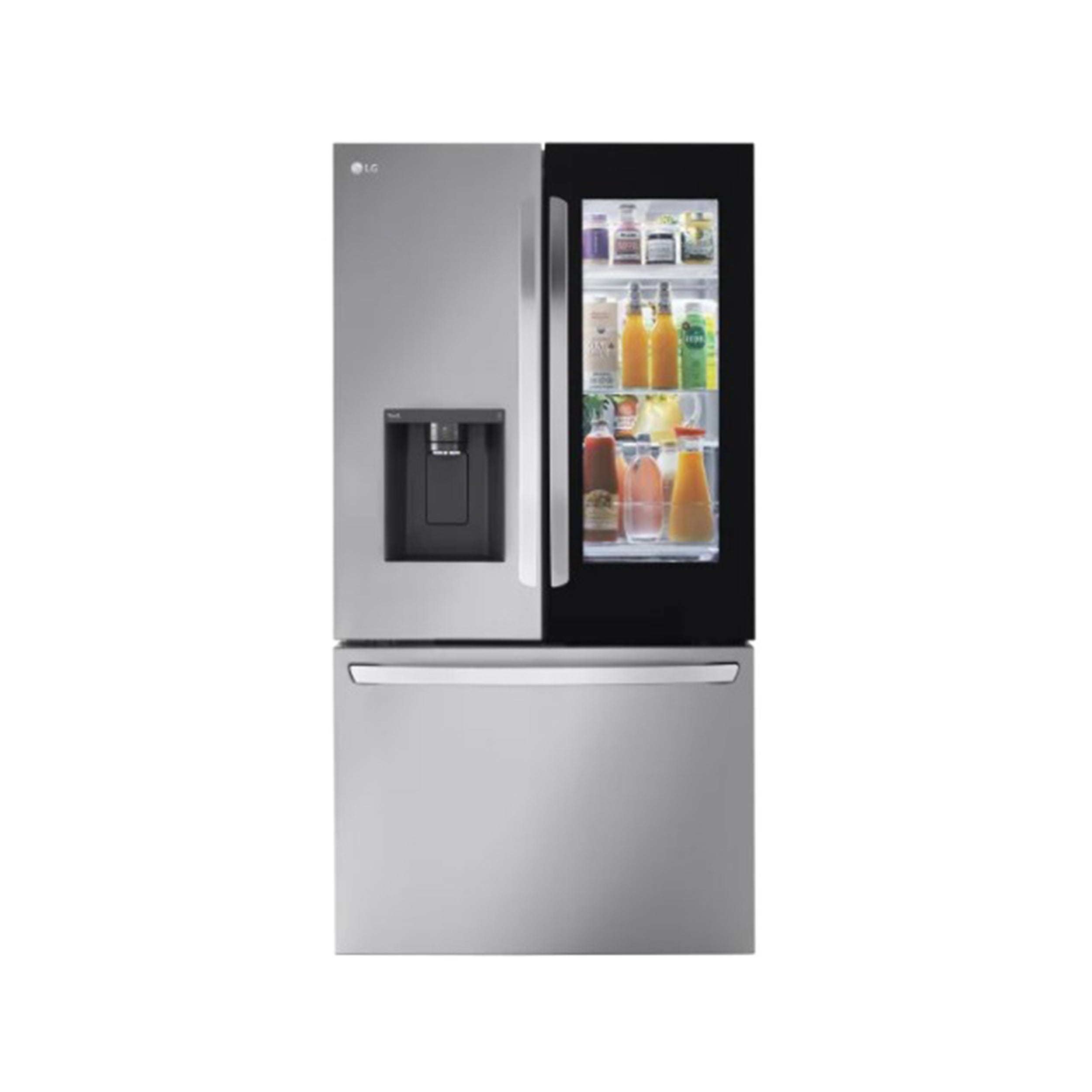 26 cu. ft. Smart InstaView Counter-Depth Max French Door Refrigerator