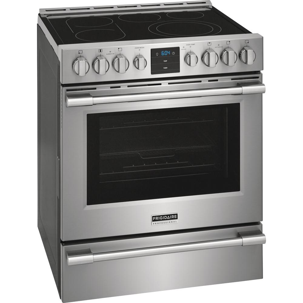 Frigidaire Professional 30-inch Freestanding Electric Range with True Convection Technology PCFE307CAF