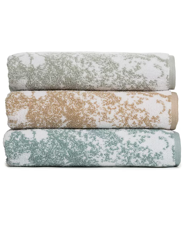 Hotel Collection Turkish Cotton Diffused Marble 30 x 54 Bath Towel