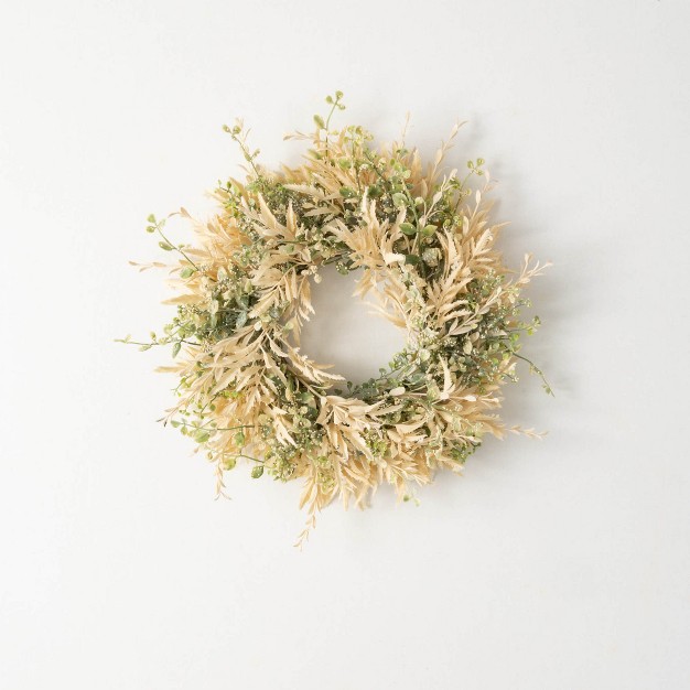 Artificial Boxwood Tea Leaf Ring