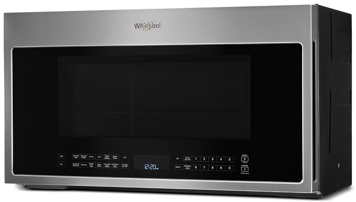 Whirlpool 1.9 Cu. Ft. Fingerprint Resistant Stainless Steel Over-the-Range Microwave With Air Fry Mode