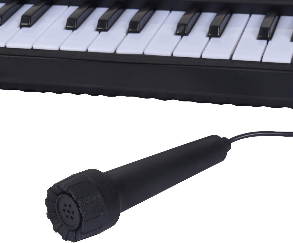 54-Key Electronic Keyboard Piano with LED Digital Display, Portable Electronic Musical Instrument with Microphone & Adapter