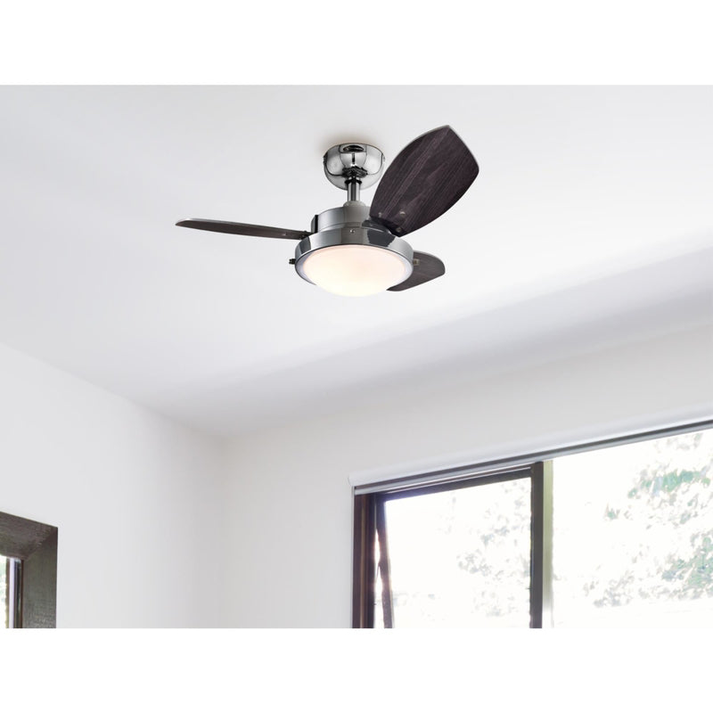 CEILING FAN CHROME 30