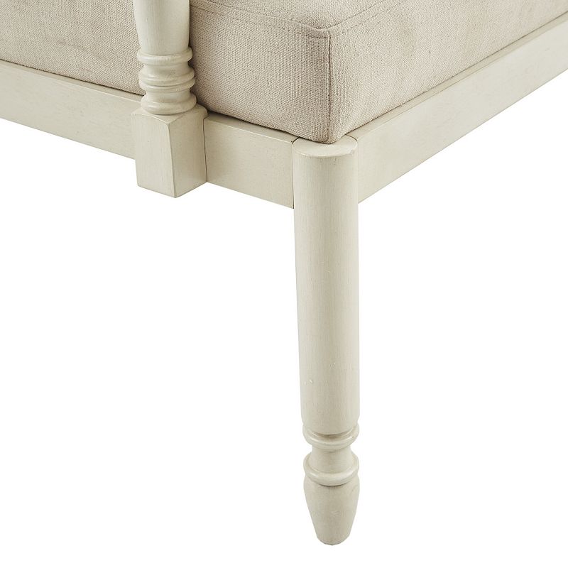 Martha Stewart Braxton Farmhouse Upholstered Accent Chair