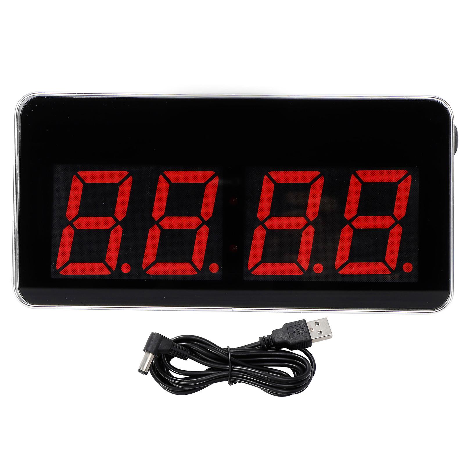 Modern USB Powered Luminous LED Digital Clock for Home Living Room Kitchen Office Use DC5V EU Plug 110‑220V