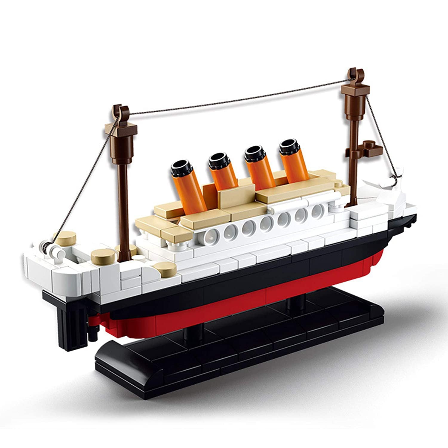 Building Blocks Titanic ShipBoat 3D Model Educational Gift Toys for Children 194PCS