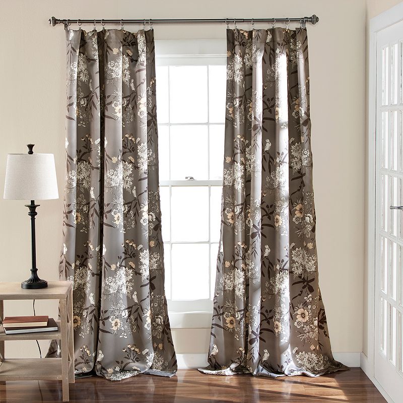 Lush Decor 2-pack Botanical Garden Window Curtains