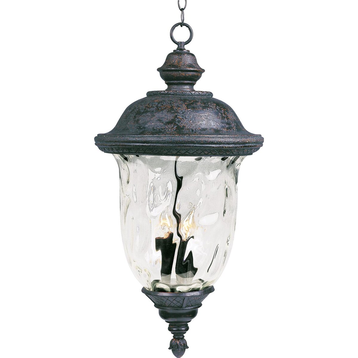 Maxim Carriage House VX Three Light 28-Inch Outdoor Hanging Lantern