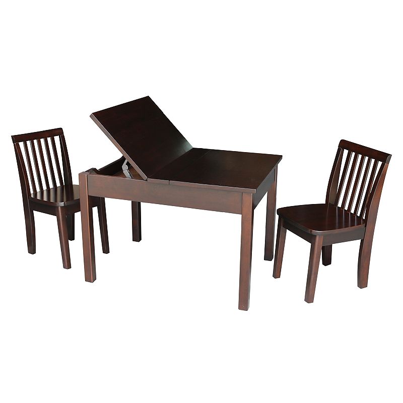 International Concepts Juvenile 3-piece Dining Table and Mission Chair Set