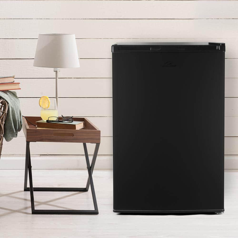 Commercial Cool 45 cu ft Mini Fridge in Black with Freezer