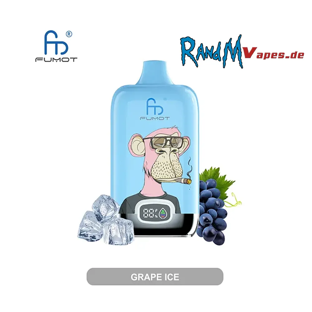 Fumot Tornado Digital Box 12000 Puffs - Grape Ice