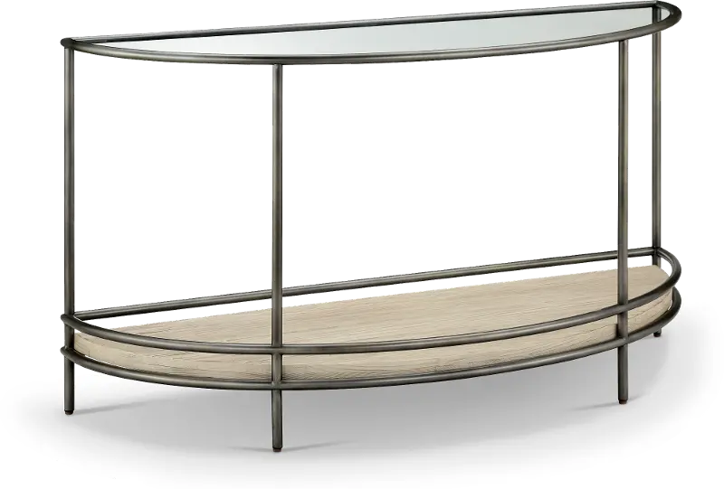 Cena Natural Curved Sofa Table