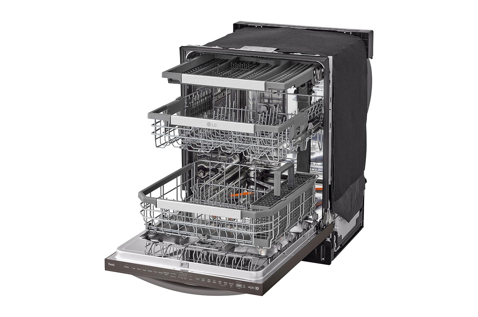 Lg LDTH7972D Smart Top Control Dishwasher With 1-Hour Wash & Dry, Quadwash™ Pro, Dynamic Heat Dry And Truesteam®