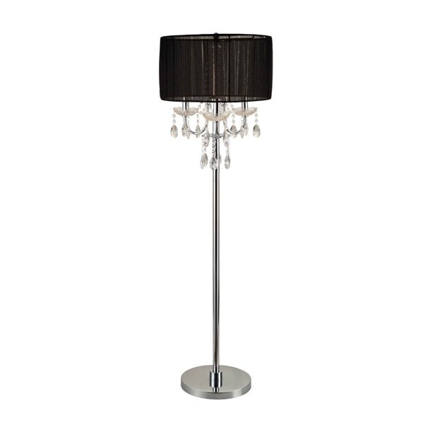 Crown Mark Chandelier Floor Lamp