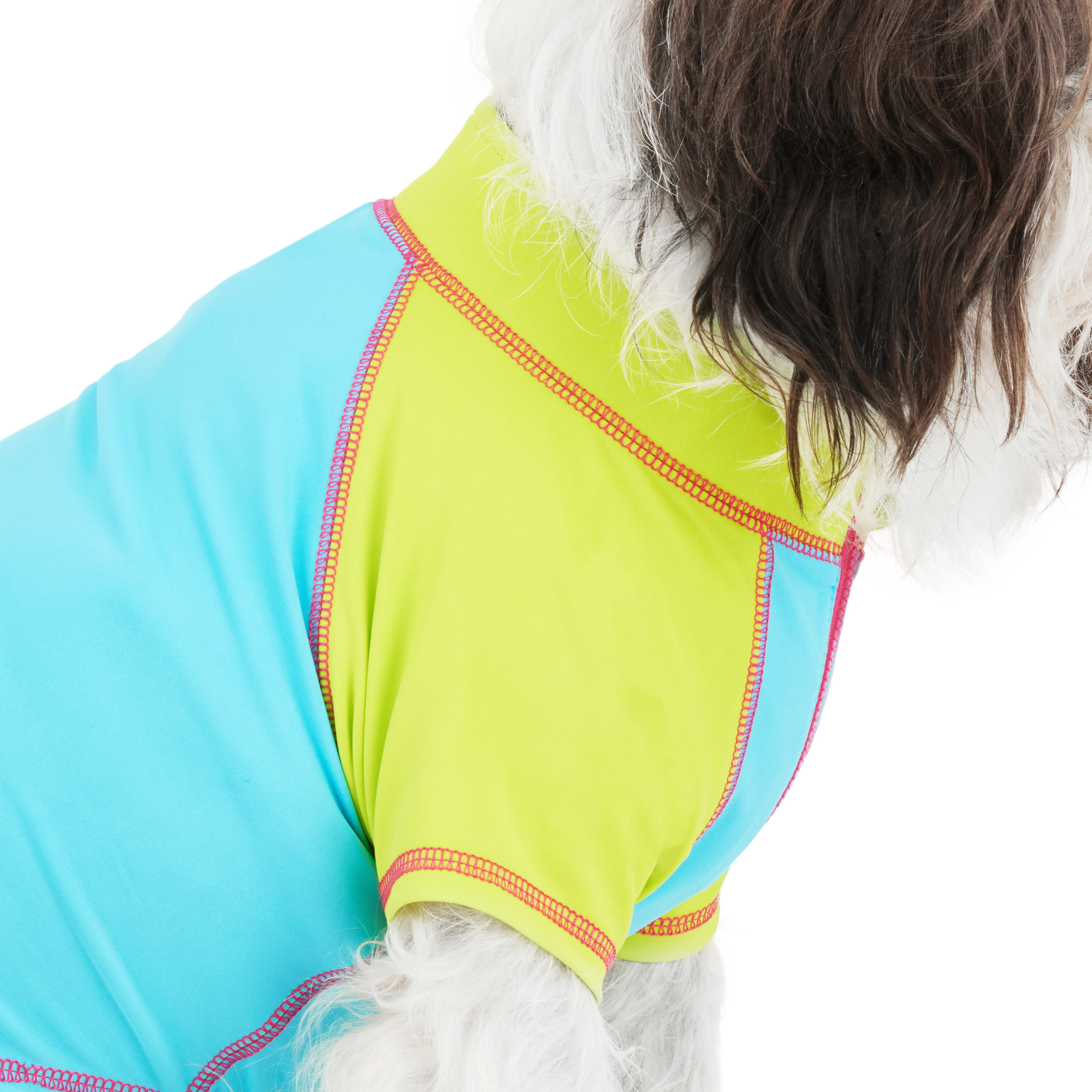 YOULY Blue Cooling Rashguard for Dogs， X-Small