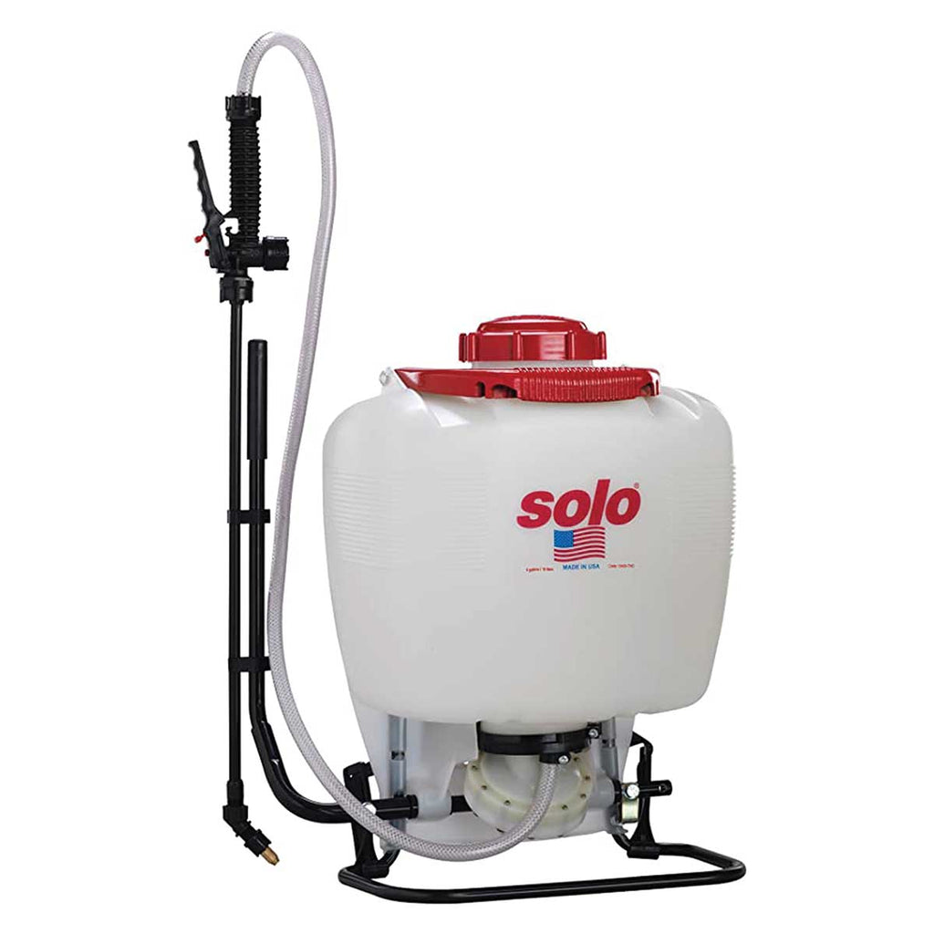 Solo 4-gal. Bleach-Resistant Deluxe Backpack Sprayer with Diaphragm Pu